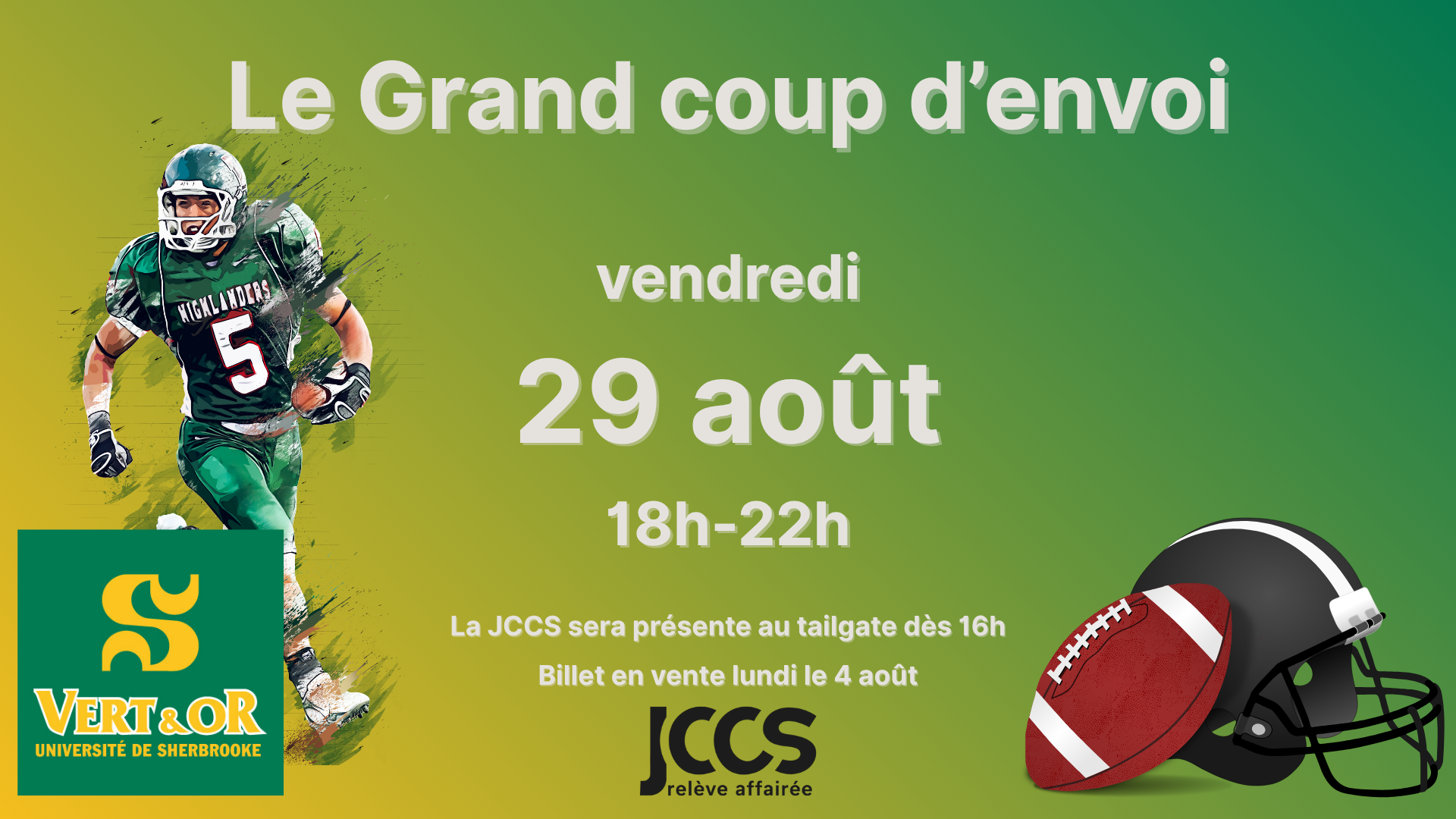 Loge Vert et Or footbal